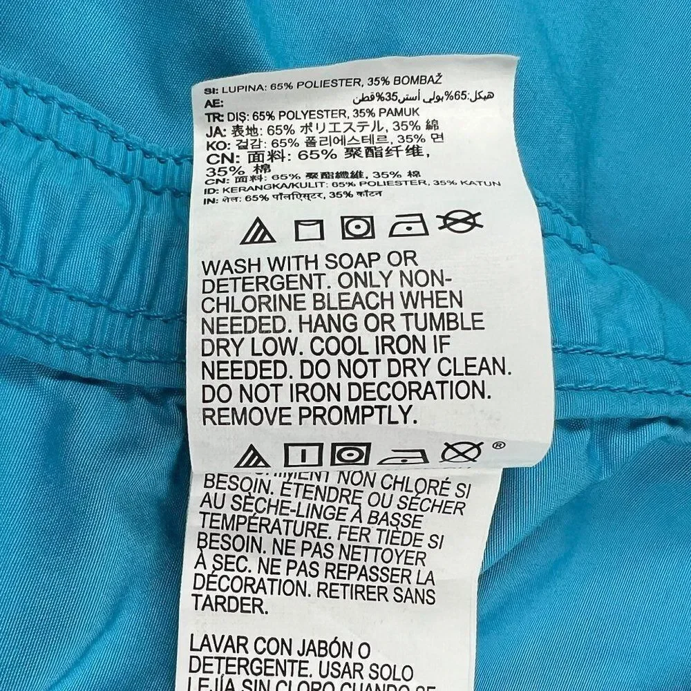 Quiksilver Shorts Mens Size XL Blue Summer Beach Athletic Swim trunk Boardshorts